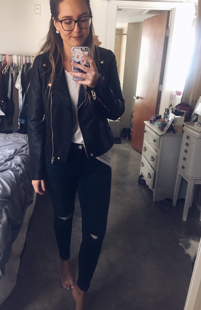 jacket and jeans